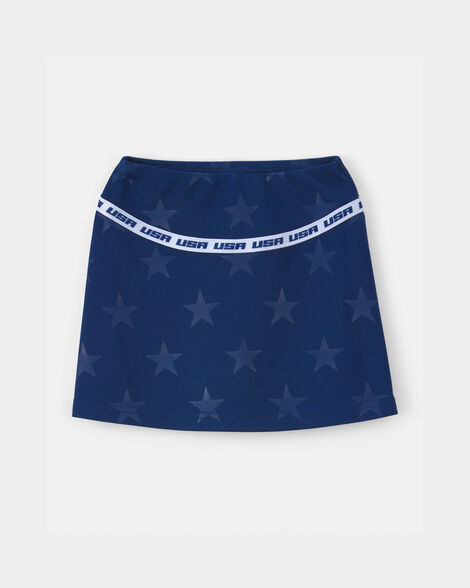 girls umbro usa active skort - navy blue