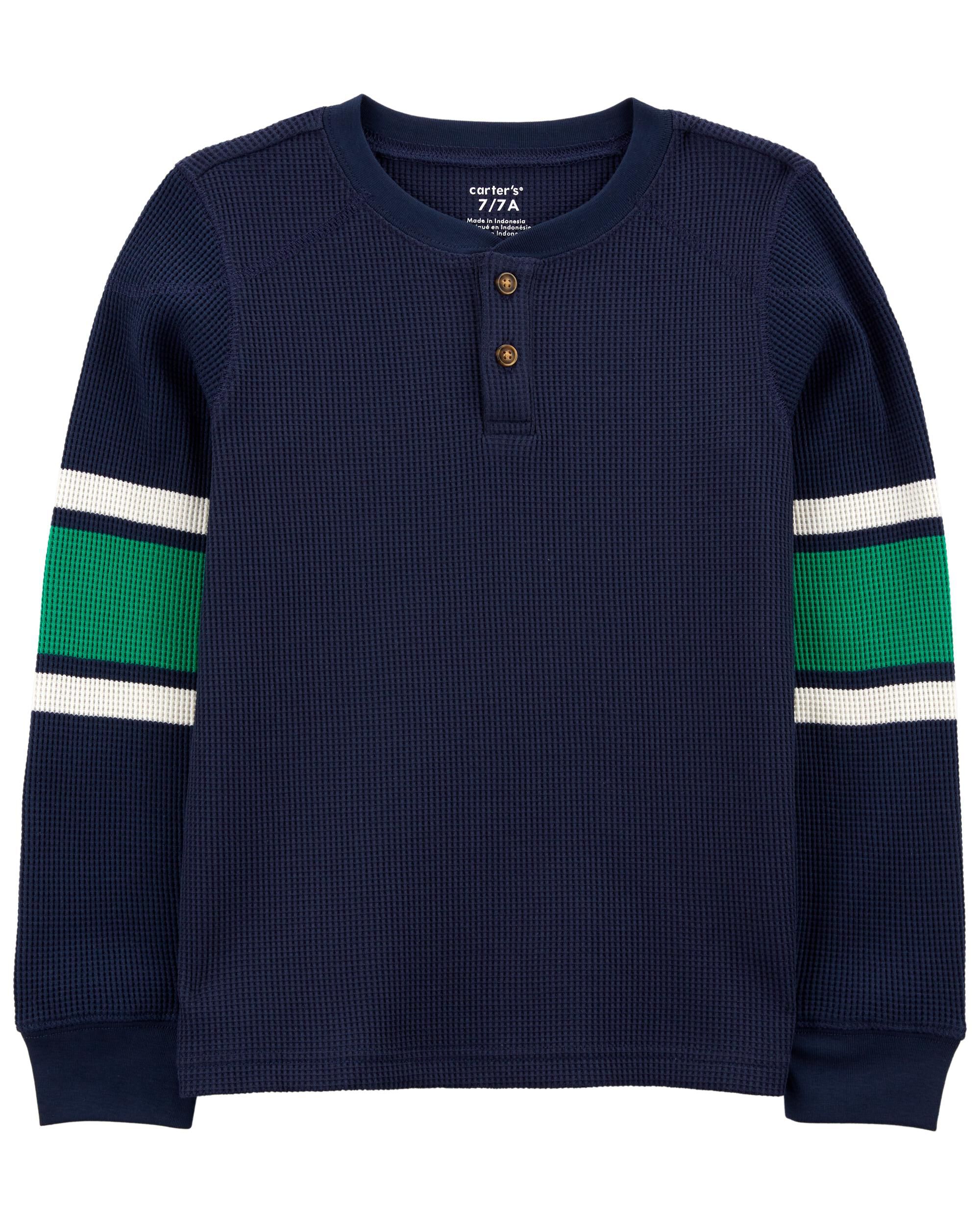 Kid Long-Sleeve Thermal Henley - Carter's | Carter's