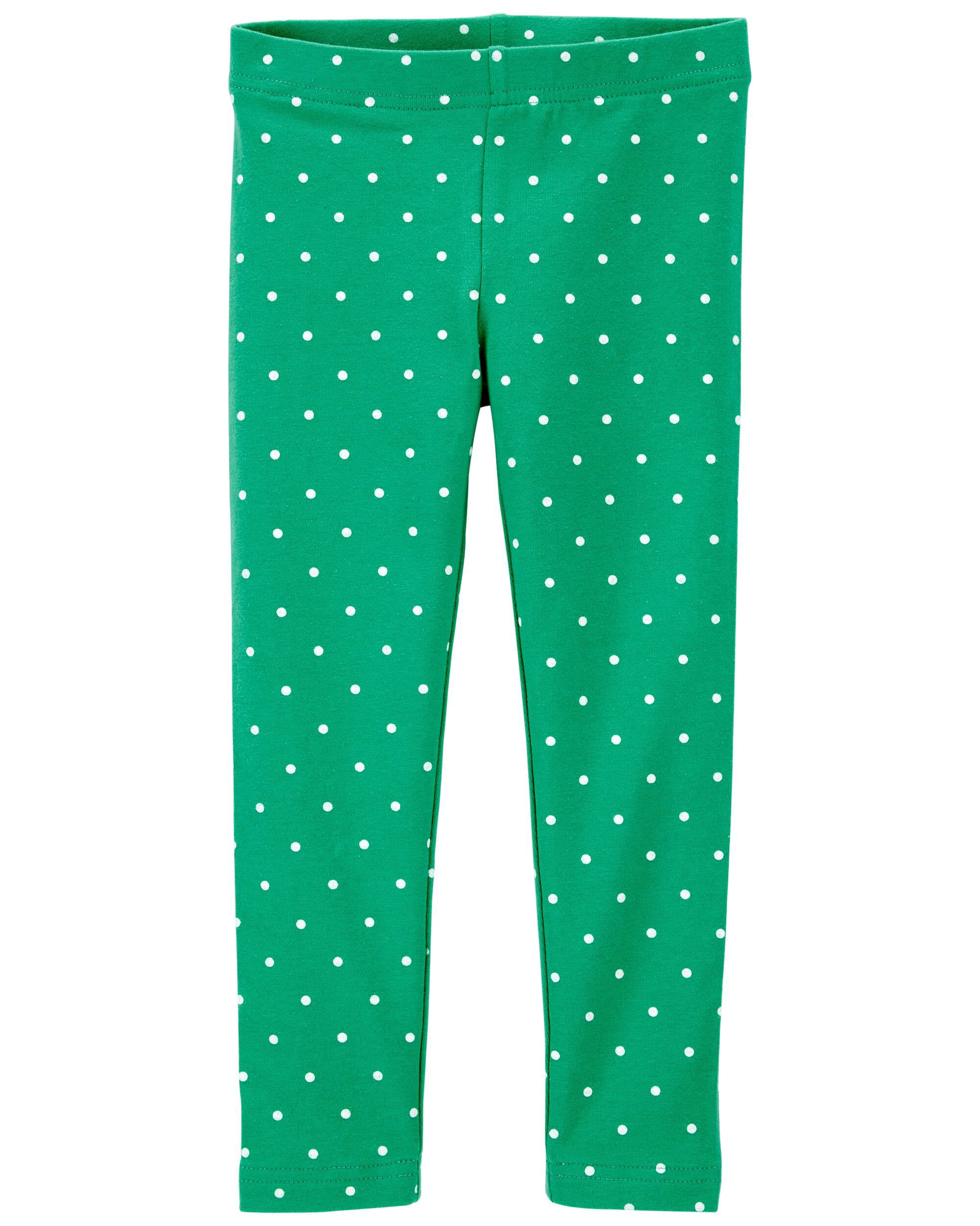 Polka dot leggings toddler top