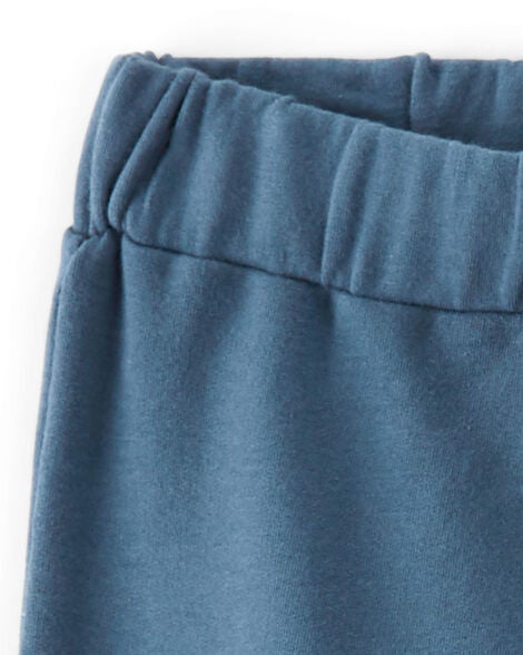  Product image 3 of Toddler 2-Pack Organic Cotton Pants - Deep Teal/Heather Grey