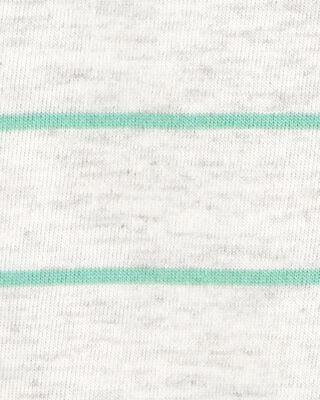 Product image 2 of Kid Striped Short-Sleeve Pocket Tee- Grey