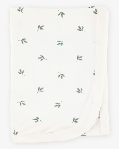  Product image 1 of Baby Leaf Print PurelySoft Blanket - Ivory