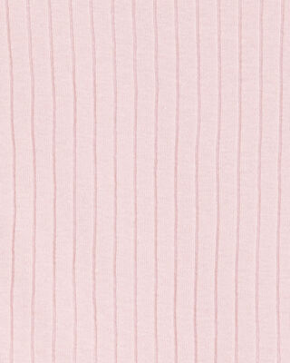 Product image 2 of Toddler Solid Ribbed Cotton Blend 2-Piece Pajamas - Pink