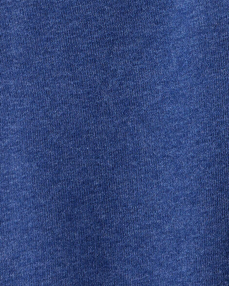 Product image 3 of Boys Solid Fleece Drawstring Joggers - Blue