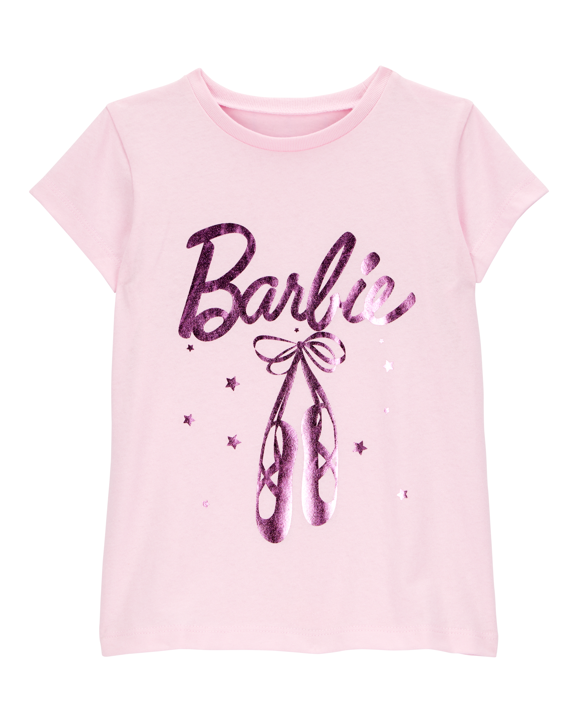 Toddler Girl Barbie™ Ballet Foil Short-Sleeve Graphic Tee - Pink