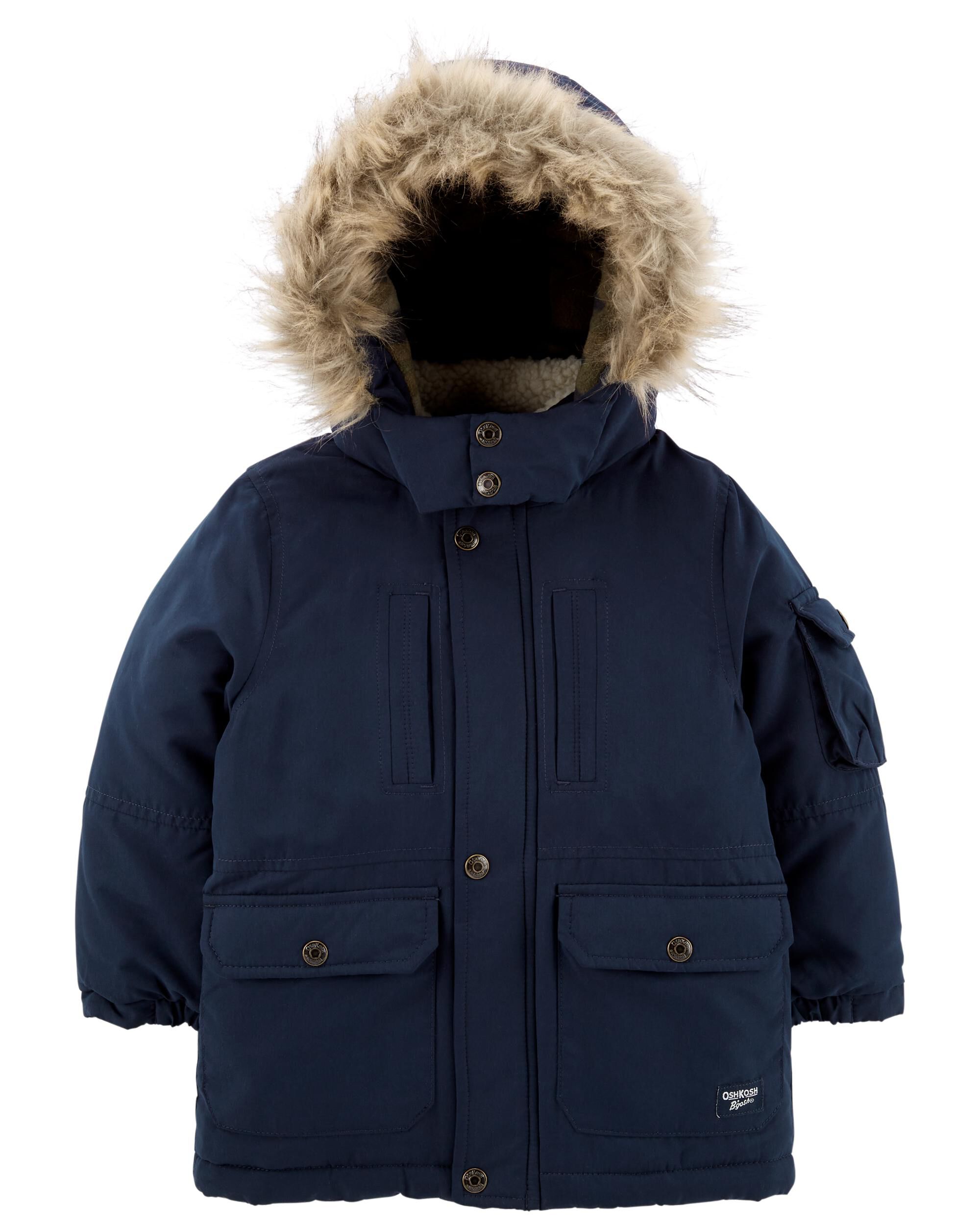 Fleece lined baby jacket hot sale