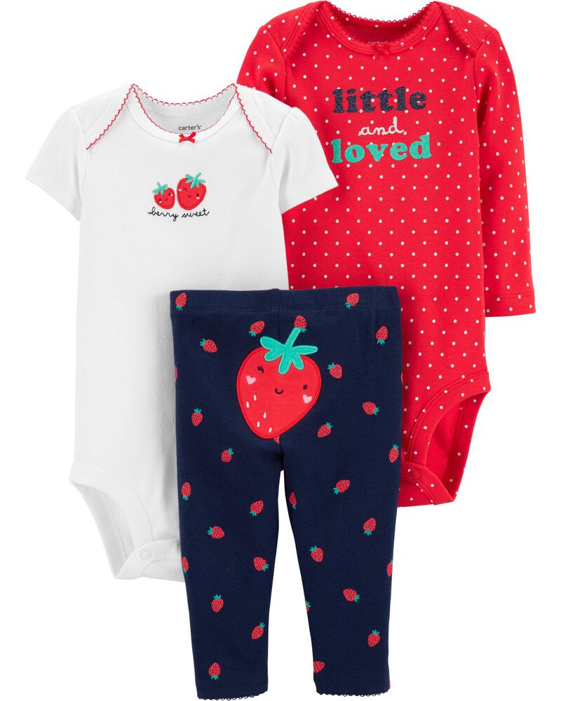 3 Piece Strawberry Little Character Set Carters Com