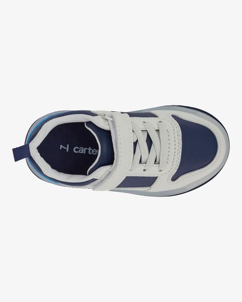  Product image 5 of Toddler Light-Up Casual Sneakers - White/Navy