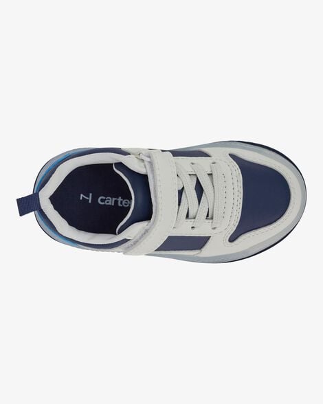 Product image 5 of Toddler Light-Up Casual Sneakers - White/Navy