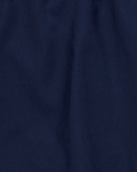 Girls Active Stretch Uniform Skort - Navy