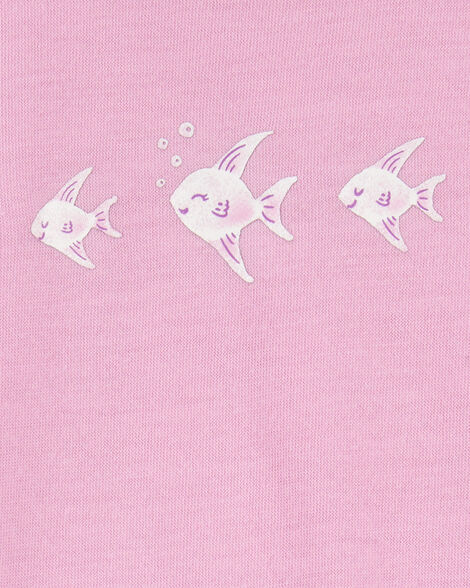Product image 2 of Toddler Girl 2-Piece Angelfish Loose Fit Pajamas
