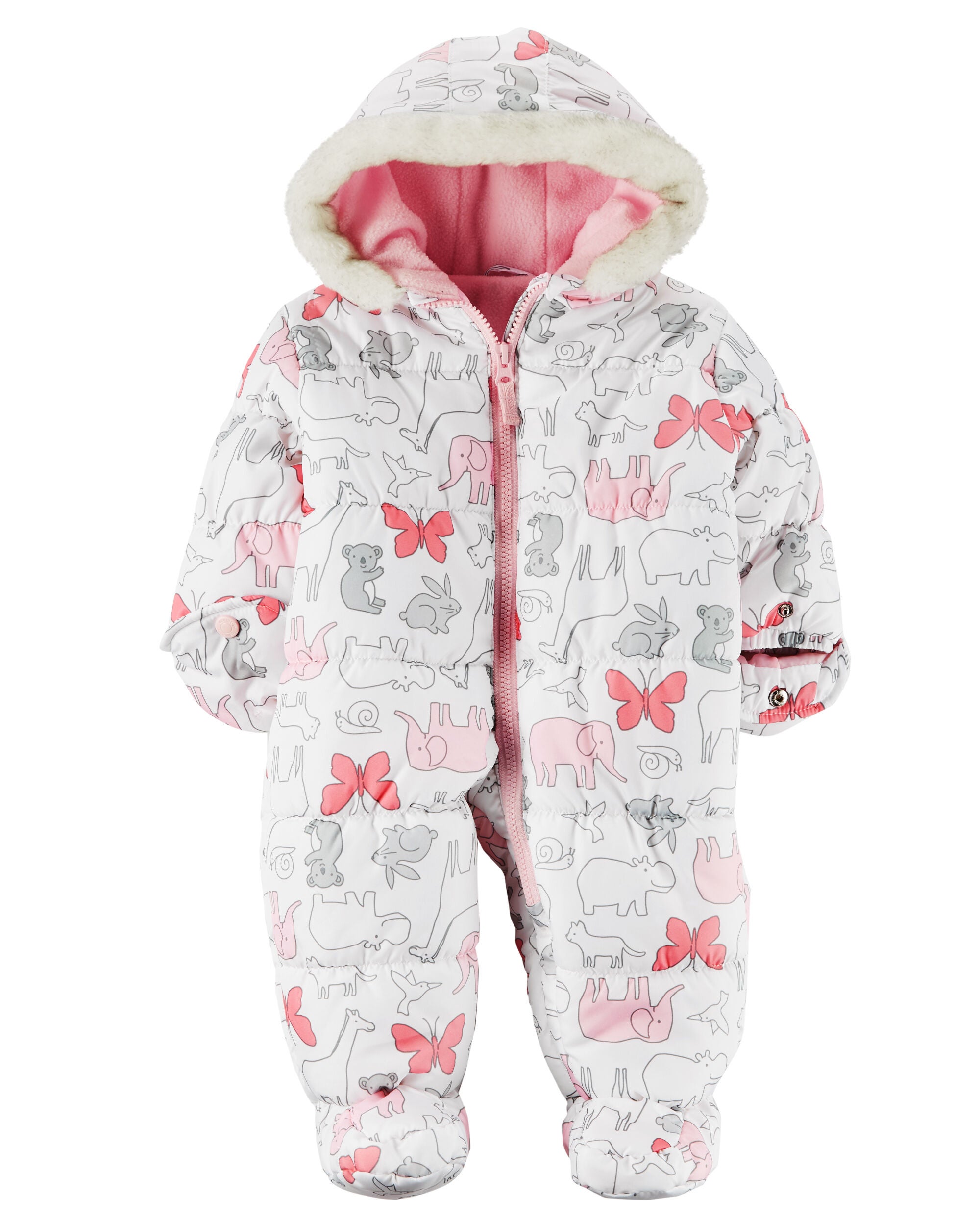 carters one piece snow suit