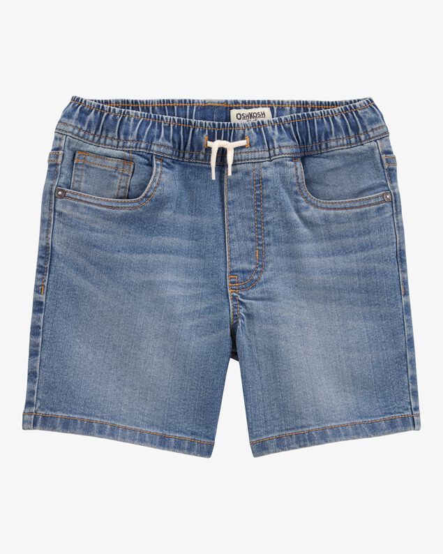Product image 1 of Kid Pull-On Denim Short - Blue Wash