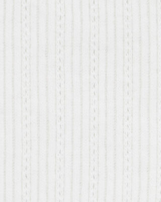 Product image 2 of Kid Pointelle Baby Tee - White