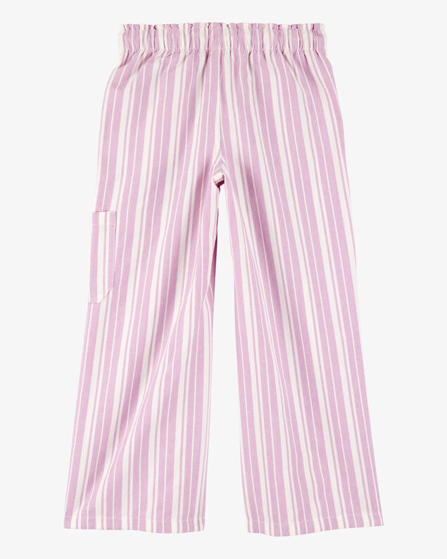 Product image 2 of Kid Striped Drawstring Pants - Pink