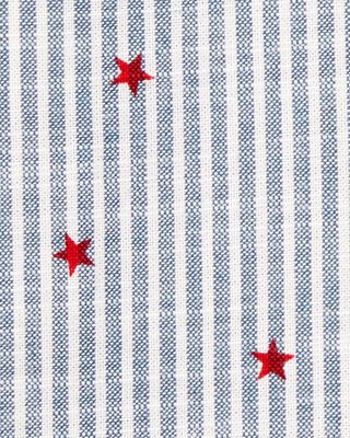 Product image 2 of Toddler Striped Star Print Button-Front Shirt