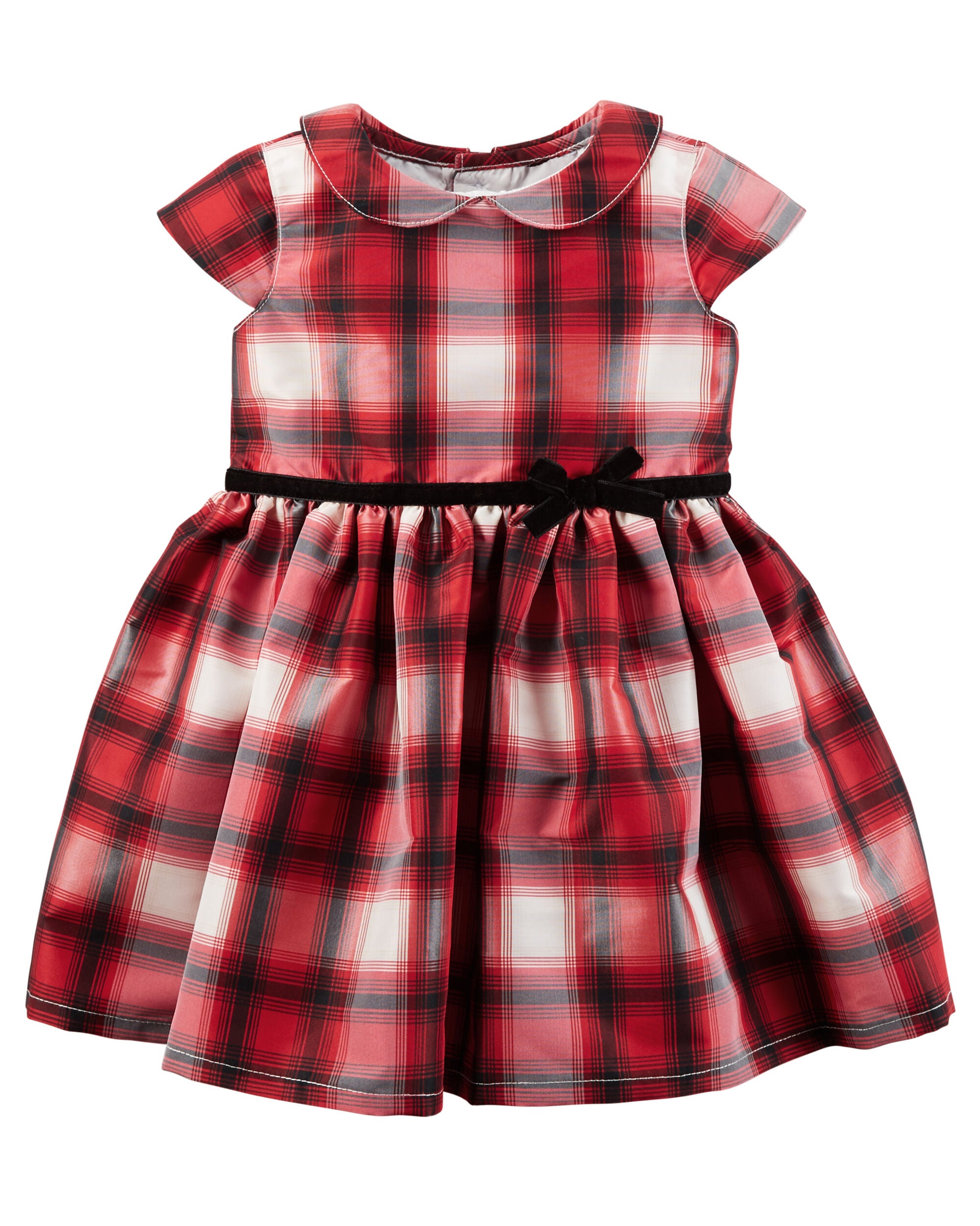 Plaid Tafetta Dress Plaid Tafetta Dress