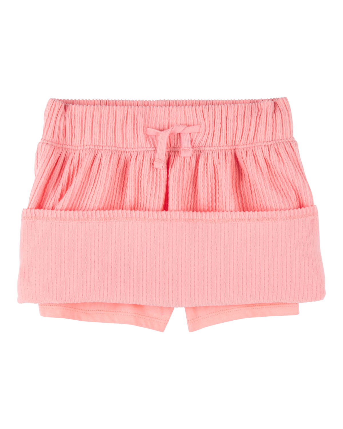 ★★Adairs★★ SHUMFOIL OUT OF THE PARK T-Gender Neutral JC7 Kid Ribbed Textured Drawstring Skort - Orange - OshKosh