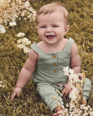 Product image 1 of Baby Organic Cotton Gauze Overalls