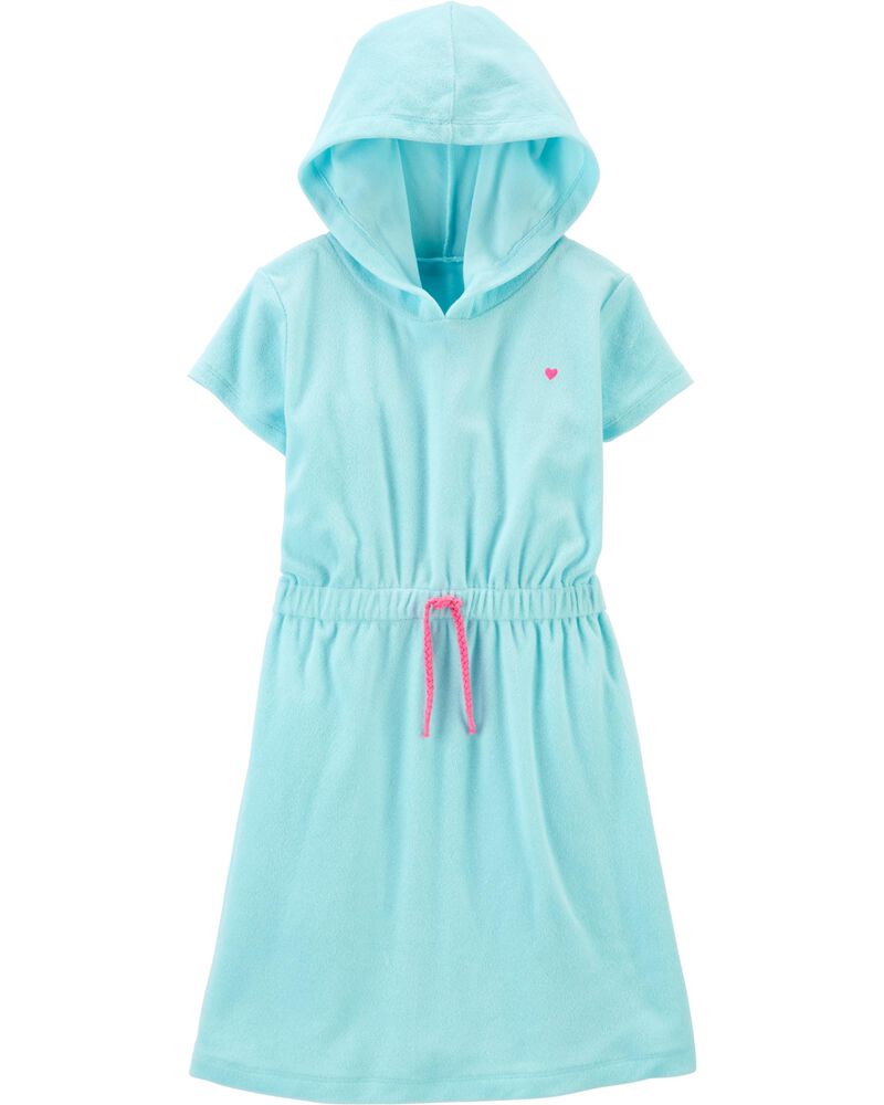Carters Toddler Girls Hooded Terry Swim Cover Up