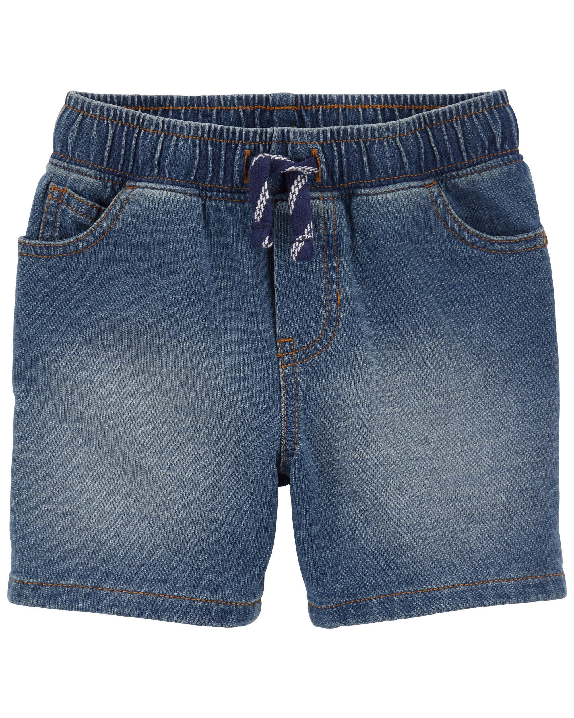 Pull up jean shorts online
