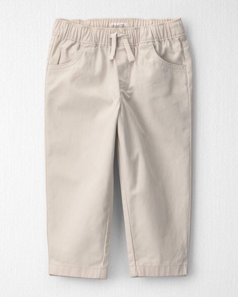 Toddler Organic Cotton Baggy Twill Pants