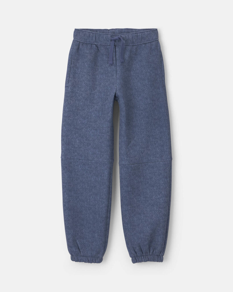 OshKosh B'gosh Girls Chambray Fleece Joggers - Medium Wash 10 Medium Wash