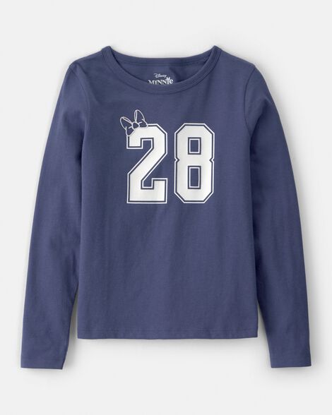 Girls Disney© Minnie Mouse Long-Sleeve Top - Navy