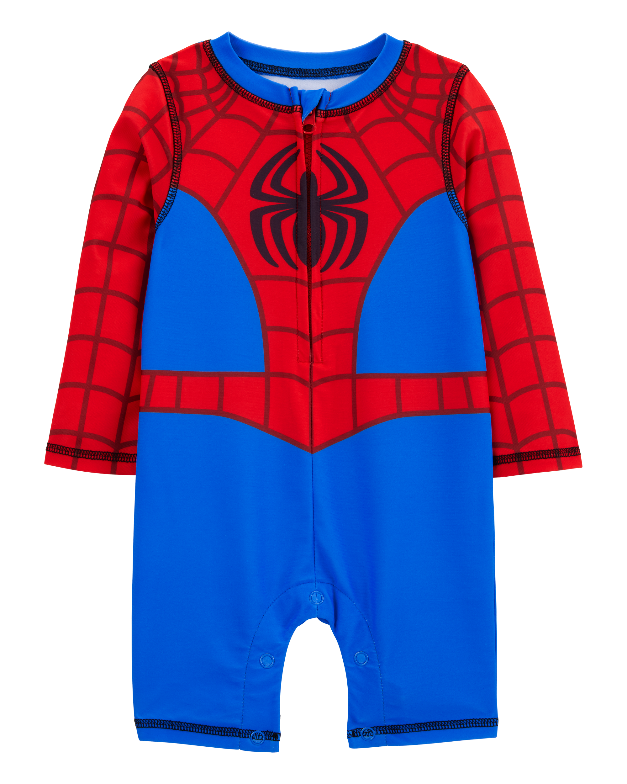 Baby Marvel™ Spider-Man 1-Piece Rashguard Swimsuit - Blue/Red