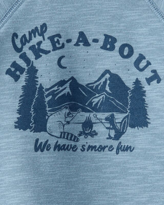 Product image 2 of Baby Boy Camping French Terry Pullover Sweatshirt - Blue