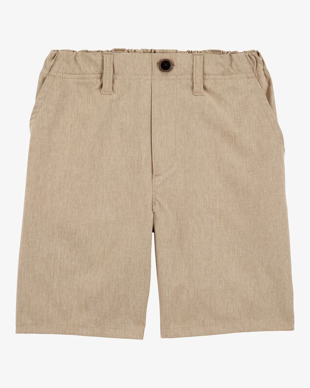 Product image 1 of Boys Active Pull-On Uniform Shorts - Khaki