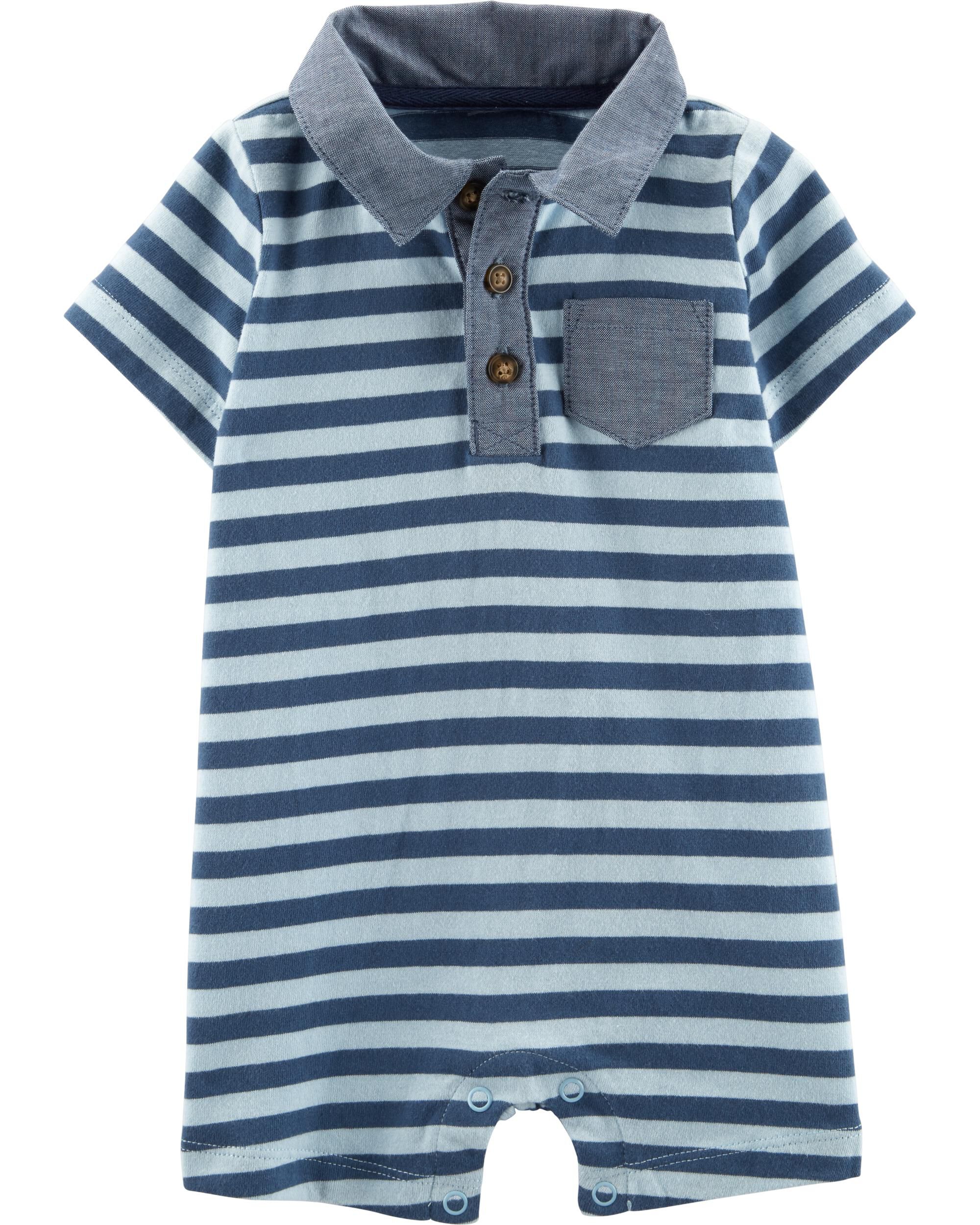 polo romper baby