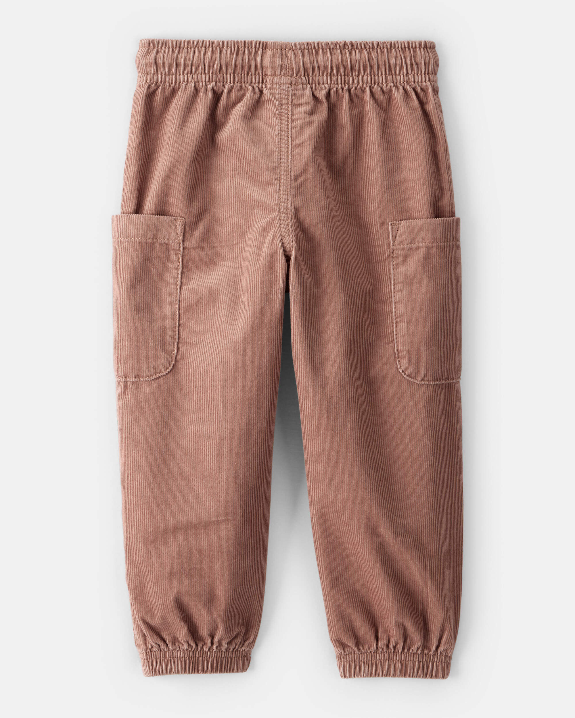 Toddler Boy Corduroy Joggers - Brown