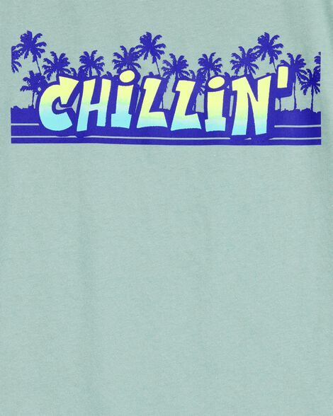 Product image 2 of Kid Chillin' Short-Sleeve Graphic Tee - Green