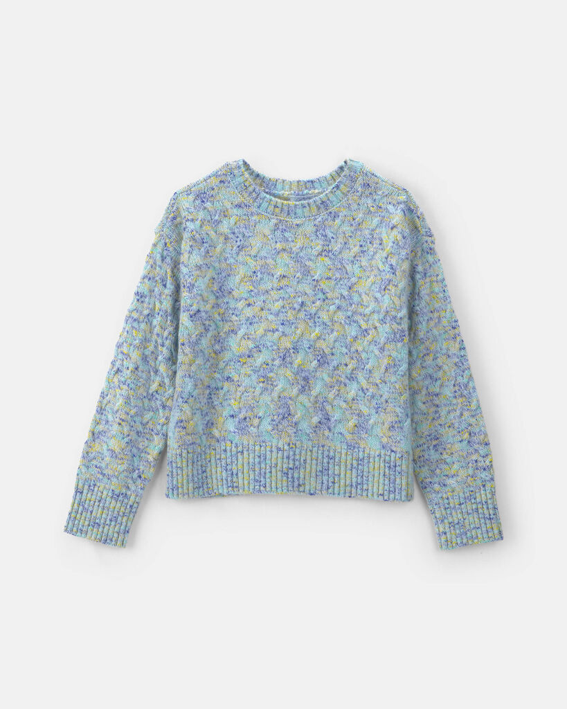 OshKosh B'gosh Girls Confetti Sweater 10 Blue