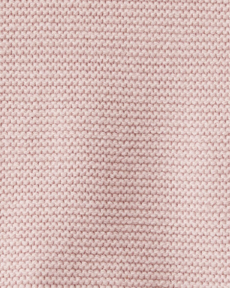  Product image 2 of Baby Organic Cotton Sweater Knit Overalls in Perfect Pink
