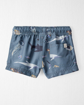 Product image 2 of Baby Recycled Ocean-Print Swim Trunks
