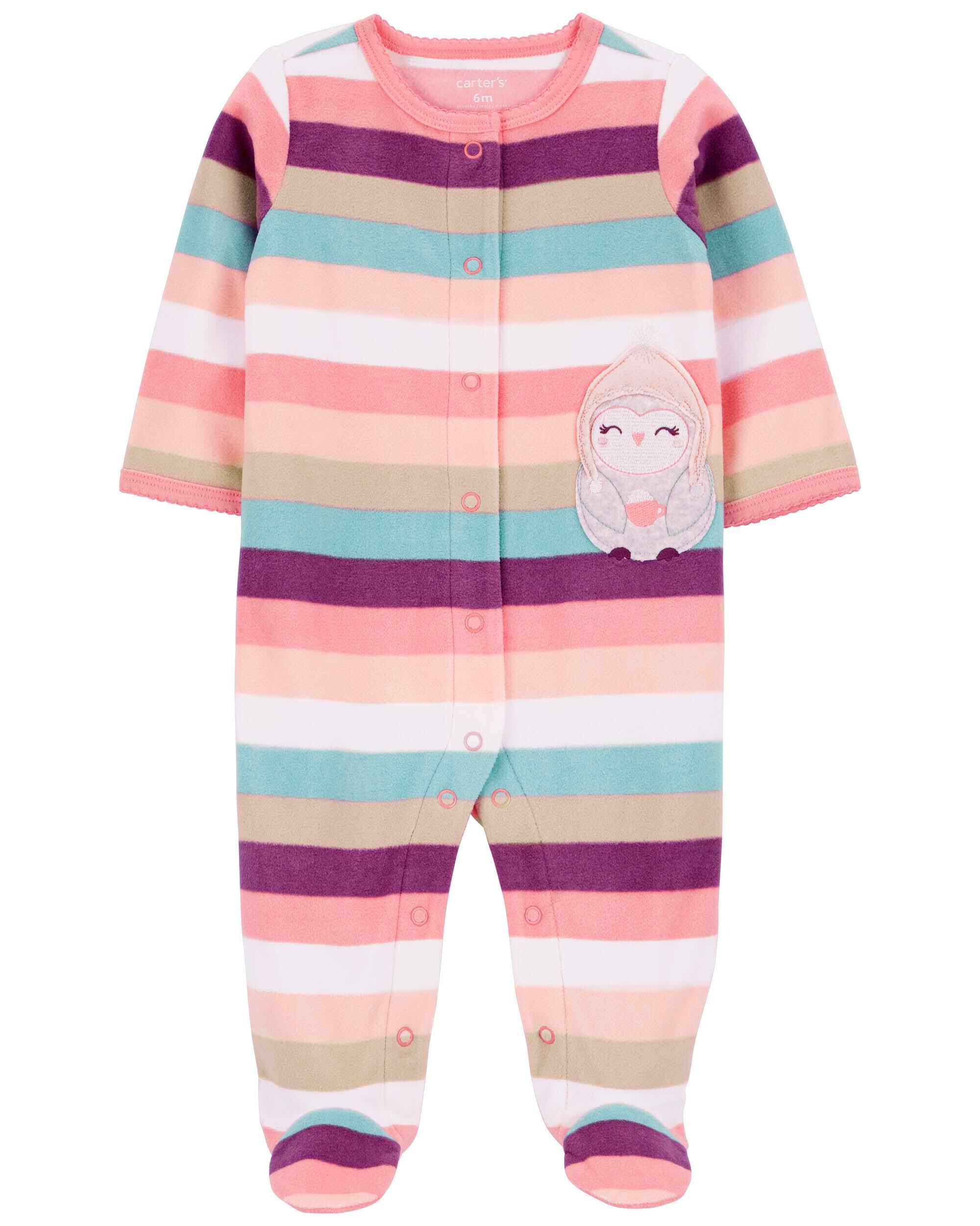 Baby Owl Fleece Snap Up Sleep Play Pajamas Carter s Carter s