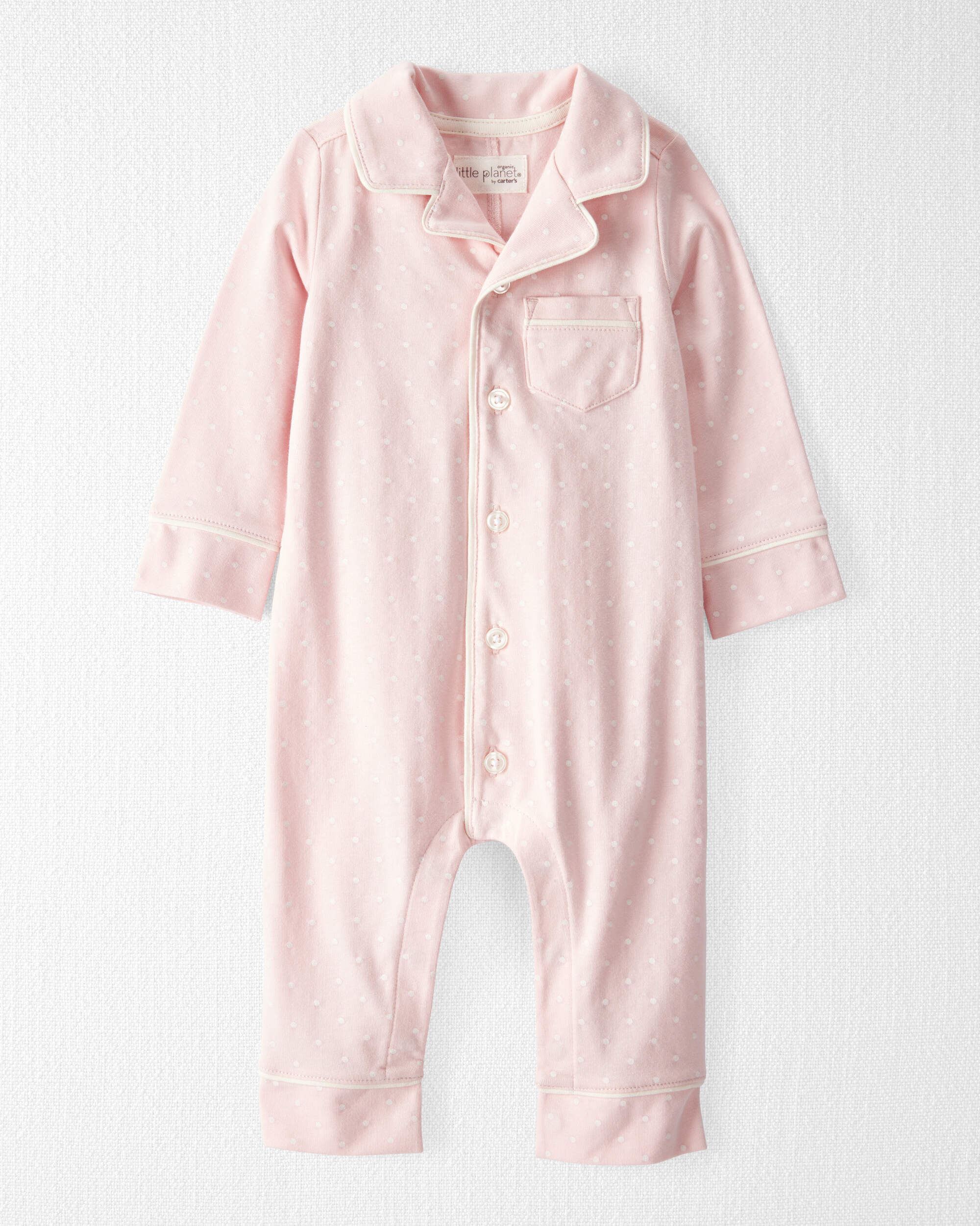 Baby Organic Cotton Coat Style One Piece - Little Planet