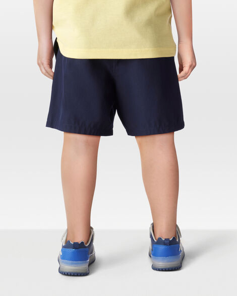 Product image 3 of Toddler Boy Active Pull-On Uniform Shorts - Navy