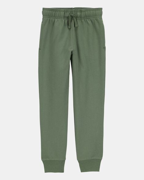 boys pull-on drawstring joggers - green
