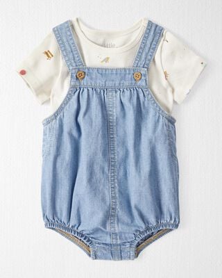 Product image 1 of Baby Organic Cotton Chambray Bubble Set