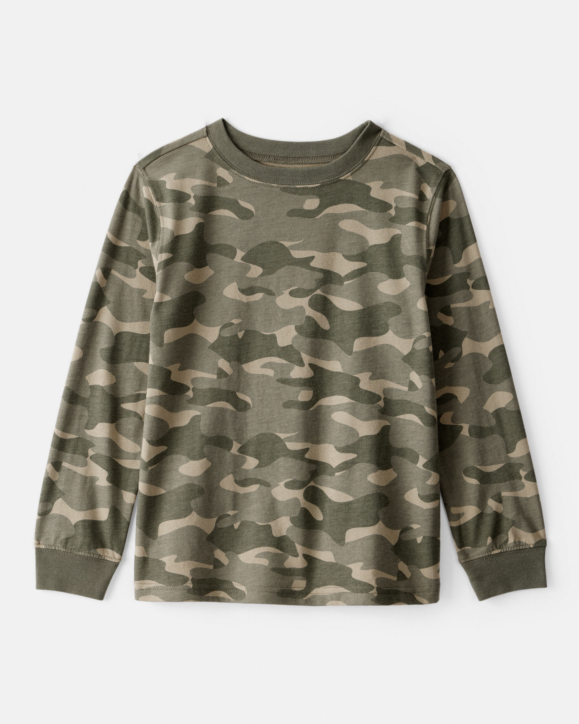 Boys Camo Long-Sleeve Tee - Green - Carter's | Carter's