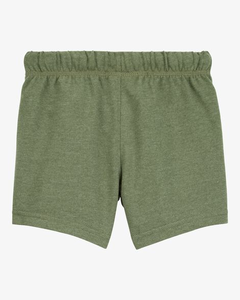  Product image 4 of Toddler Pull-On French Terry Shorts - Green