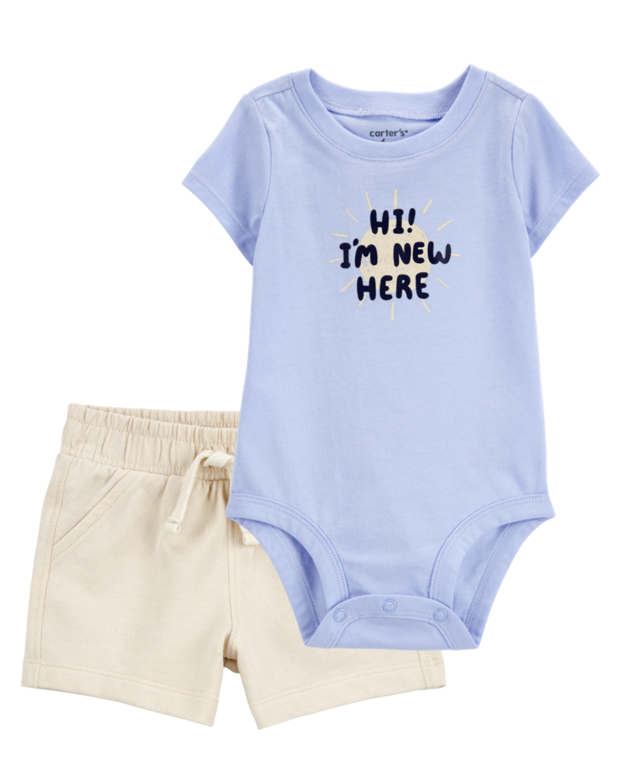 Baby 2-Piece Bodysuit & French Terry Short Set