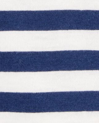 Product image 2 of Kid Striped Short-Sleeve Pocket Tee - Navy