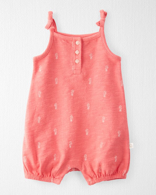 Product image 1 of Baby  Romper Made with Organic Cotton in Seahorse Print