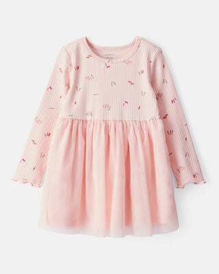 Toddler Disney Princess Long-Sleeve Tutu Dress
