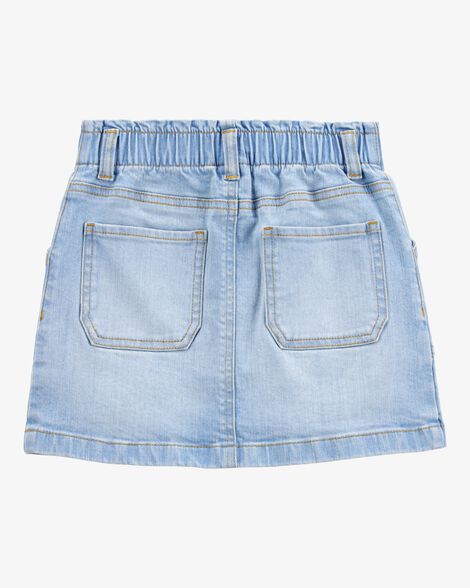  Product image 2 of Kid Iconic Denim Skirt - Blue Wash