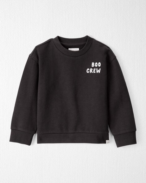 Toddler Organic Cotton 'Boo Crew' French Terry Sweatshirt